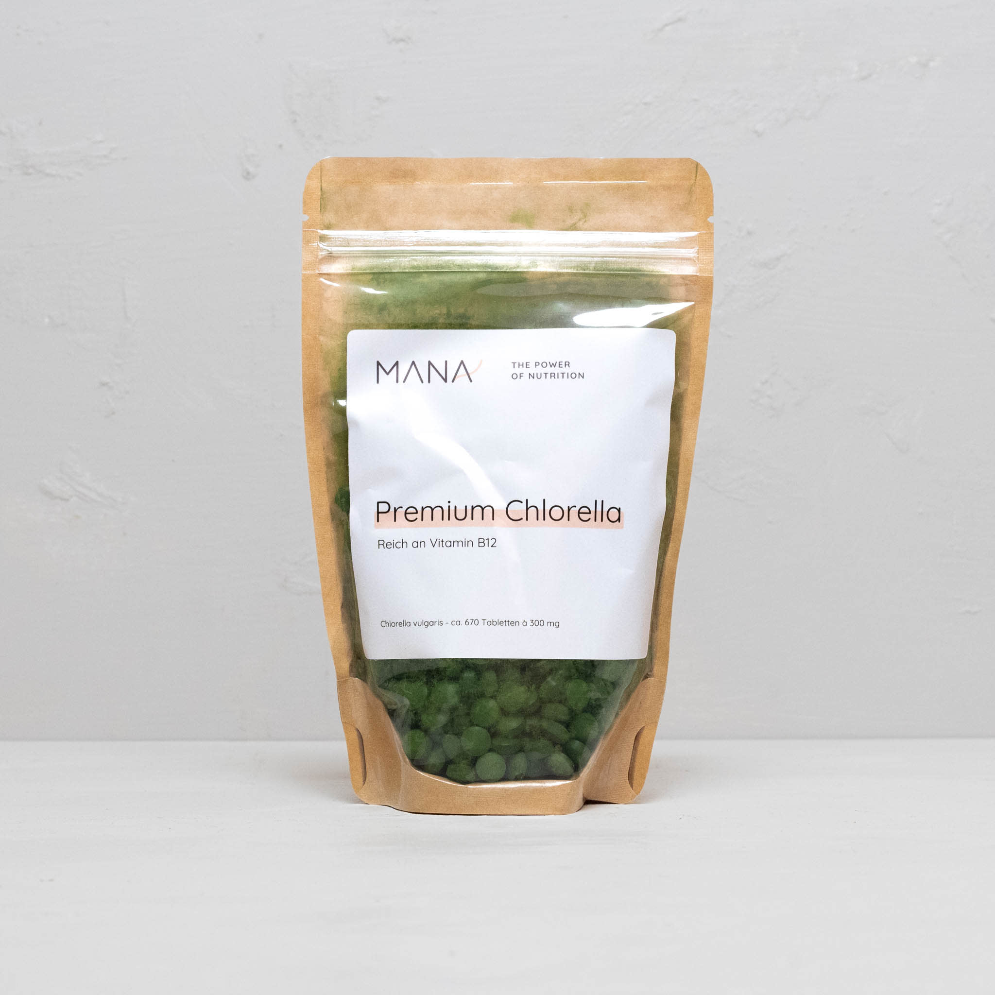 Chlorella Alge in Tabletten
